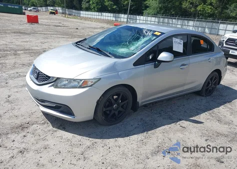 2013 Honda Civic Lx из США, поврежденный, VIN 19XFB2F5XDE009871